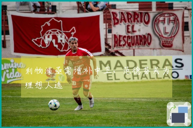 利物浦亟需增补中卫，范德芬或为理想人选